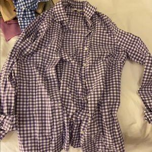 JCrew women’s button down gingham size 2